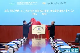 武汉理工大学重庆技术转移中心签约揭牌暨成果发布会在重庆举行图片