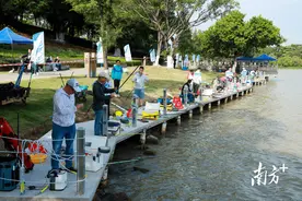 钓王争霸，精彩尽在三水云东海图片