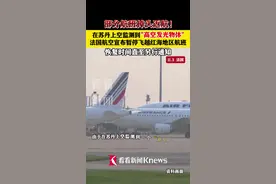 监测到高空发光物体 法国航空紧急叫停部分航班图片