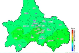 大风来了，最高可达7级以上！成都气温比昨天清早直降3℃图片