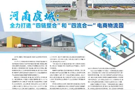 河南虞城：全力打造“四链整合”和“四流合一”电商物流园图片