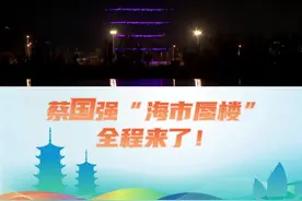 蔡国强艺术烟花无人机表演助力海艺节 海市蜃楼惊艳泉州湾夜空图片