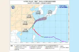 台风“康妮”北上！上海今天仍将有大暴雨 部分地区阵风9至10级图片