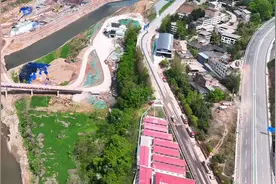 C视频｜通江青峪口水库：项目一期施工进度已达90%图片