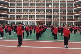 活力课间操 筑梦新征程——怀远县实验小学开展课间操比赛活动图片