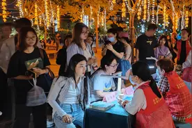 淄博“中医药夜市”体验活动：药香润健康图片