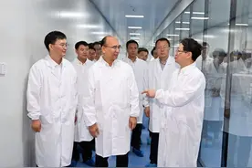 许勤到哈尔滨市调研检查重点产业项目建设情况图片