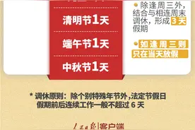 到底多放哪两天？一图读懂2025年放假安排图片