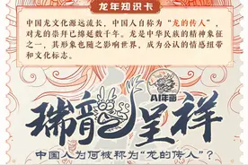 AI年画来了！瑞龙呈祥：中国人为何被称为“龙的传人”？图片