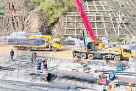 热火朝天！“最美旅游公路”龙门段建设施工忙图片