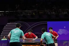 ​拒绝爆冷！樊振东/王楚钦轻取伊朗组合挺进乒乓男双决赛图片