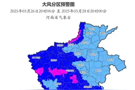 20℃大降温！局地阵风11级！河南发布大风寒潮双预警图片