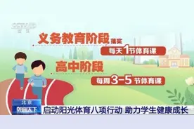 每天一节体育课！北京市启动阳光体育八项行动图片