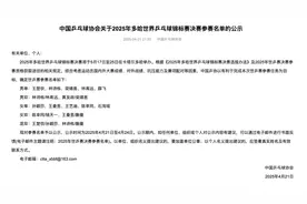 王楚钦、孙颖莎确认参加多哈世乒赛！樊振东、陈梦、马龙选择不参加图片