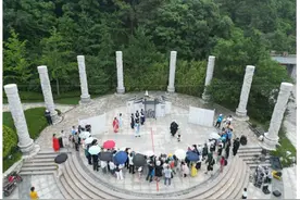 崂山风景区创演《崂山道士之穿墙术》实景沉浸式小短剧图片