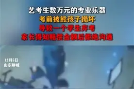 熊孩子弄坏价值10多万元的乐器，有艺考生无奈弃考，网友：管理方责任更大图片