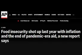 美媒：2022年数百万美国家庭难以获得食物 少数族裔粮食不安全和饥饿率明显高于全美平均水平图片