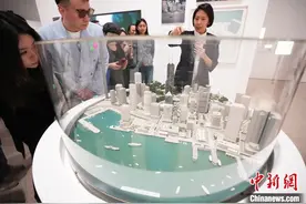 美籍华裔建筑师贝聿铭回顾展在上海开幕图片