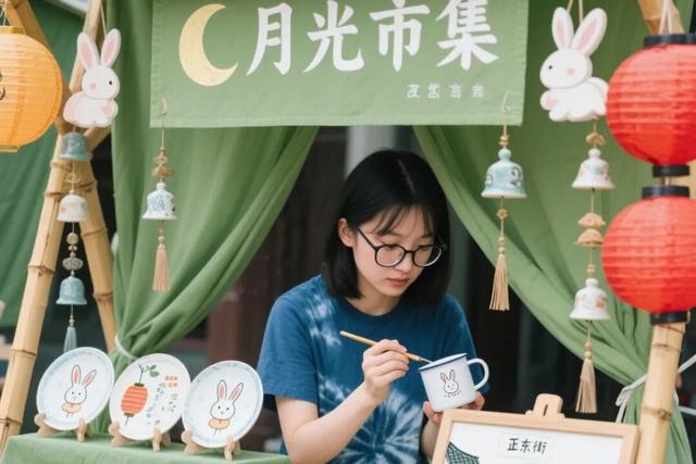 中秋国庆假期，崇州“月光市集”招募摊主啦！！！