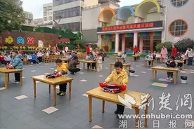 十堰市房县幼儿园教联体开展幼儿劳动技能大比拼图片