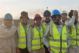 伊拉克油田项目上的异国师徒图片