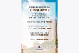 最新！国家标准《住宅项目规范》落地：新建住宅层高不低于3米，4层及以上设置电梯图片