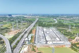 “陕电入皖”重点配套工程送电图片