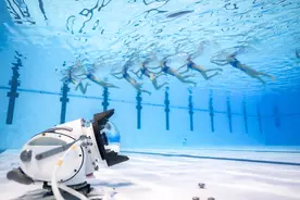 我在现场·照片背后的故事｜如何用机器人拍好奥运会游泳项目图片