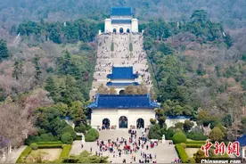 江苏省暨南京市各界人士拜谒南京中山陵图片