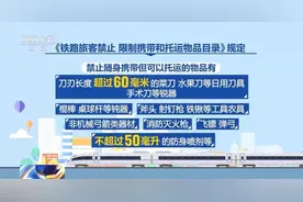 @旅客们，乘火车出行这些物品不能带！图片