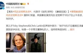 英国演员玛吉·史密斯去世，曾出演《唐顿庄园》图片