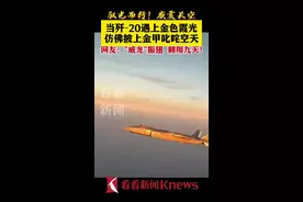 驭光而行，威震长空！当歼-20披上金甲战衣...图片