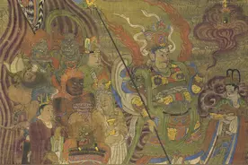 葛承雍｜敦煌天王画胸甲护镜中的西方艺术图片