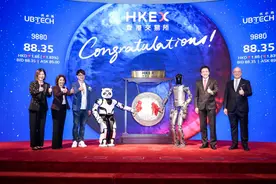 Walker S敲锣，人形机器人第一股优必选港交所上市图片