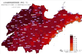 山东此轮大范围高温持续至14日，17到19日高温再次来袭！图片