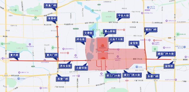 减少扰民，尽量压缩管控时间，明日起至周日，北京部分道路交通管控