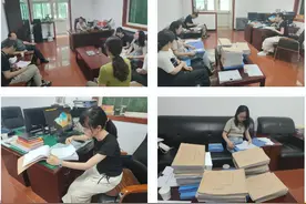 凤翔区财政局检查城关镇财政所2024年上半年工作图片