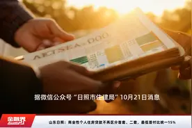 山东日照：商业性个人住房贷款不再区分首套、二套，最低首付比统一15%视频封面