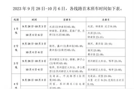 苏州轨道交通中秋国庆延时运营，假期前五天运营至次日一点图片