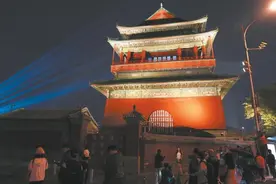 亮灯的鼓楼比白天还漂亮！揭秘照射钟鼓楼的灯都藏在哪里图片