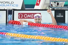 游泳世锦赛唐钱婷100米蛙泳折桂，打破全国纪录图片