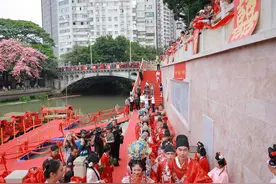“佛山有囍”，古镇撒糖！快来围观这场岭南风尚婚礼图片