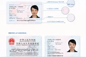 新版外国人永久居留身份证发布 与现版永居证相比有哪些亮点？图片