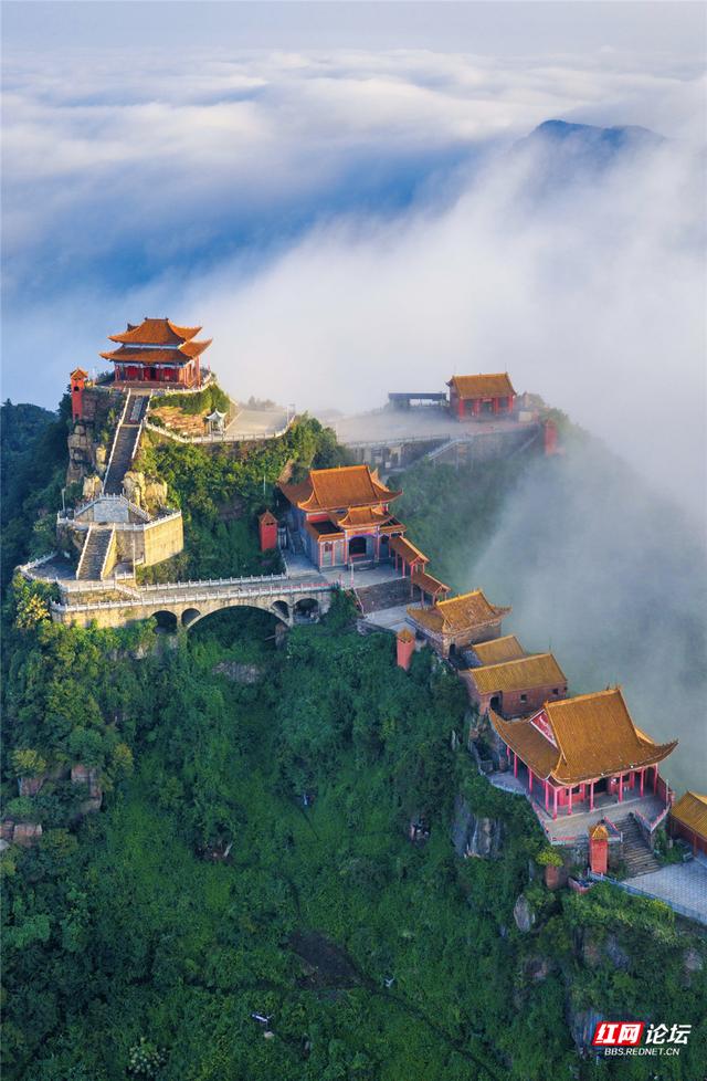 【每日一图@湖南】在五雷山的云海里，触摸天空的温柔