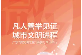头版头条：凡人善举见证城市文明进程，致敬“微文明之星”图片