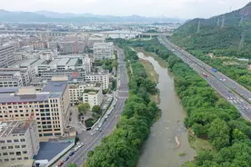 浦江县沿江路顺利建成通车图片