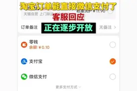 淘宝可以用微信支付了？图片