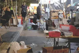 夜摊经济面临管理难：占道、卫生差、消防隐患图片