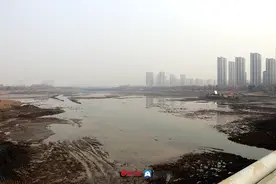 新春走基层 | 实拍聊城徒骇河施工现场，城区段清淤即将完工，正月十五前后重新蓄水图片