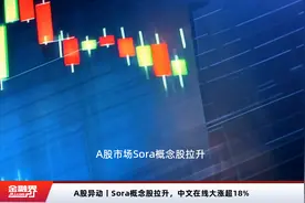 A股异动丨Sora概念股拉升，中文在线大涨超18%视频封面